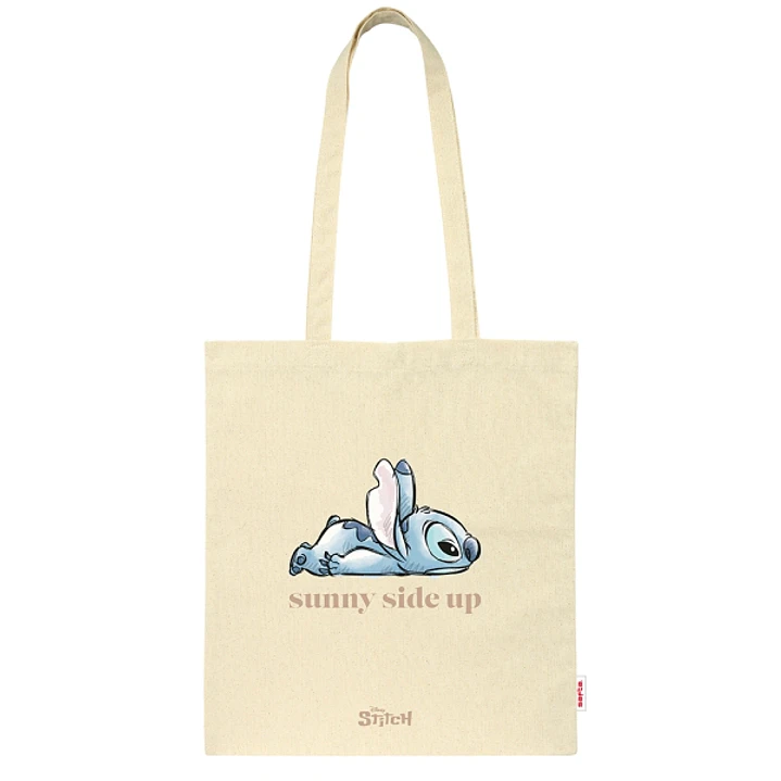 Safta Stitch Tote Bag Bolsa de Tela - Asas de Mano - Color Beige 1