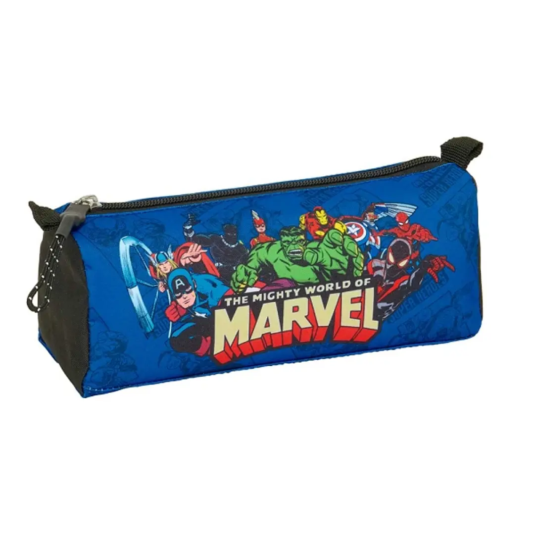Safta Avengers Portatodo - Cremallera - 1.20L - 210x70x80mm - Color Azul Oscuro 1