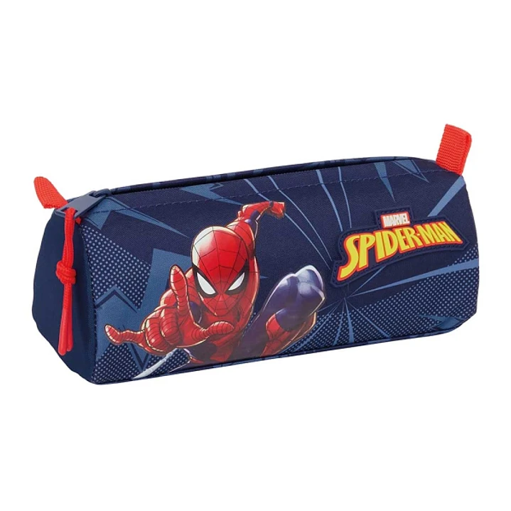 Safta Spider-Man Portatodo - Cremallera - 1.20L - 210x70x80mm - Color Azul Marino 1