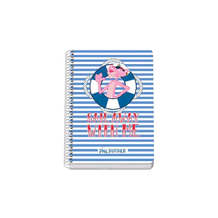 Dohe Cuaderno A5 - Cubierta en Cartulina Contracolada - Impresion a Todo Color - Guardas Impresas - Encuadernado en Espiral Metalico Blanco - 80 Hojas