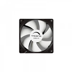 Tacens Aura II Ventilador Ultrasilencioso - Rodamiento Fluxus II - Aspas Aerodinamicas - Tornillos Antivibracion - 12 dB(A) Ruido - Color Negro