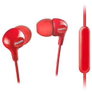 Philips Auriculares Intraurales con Cable - Jack 3.5mm - Microfono Integrado - Aislamiento Pasivo del Ruido - Boton Multifuncion - Altavoz 8.6mm - Col