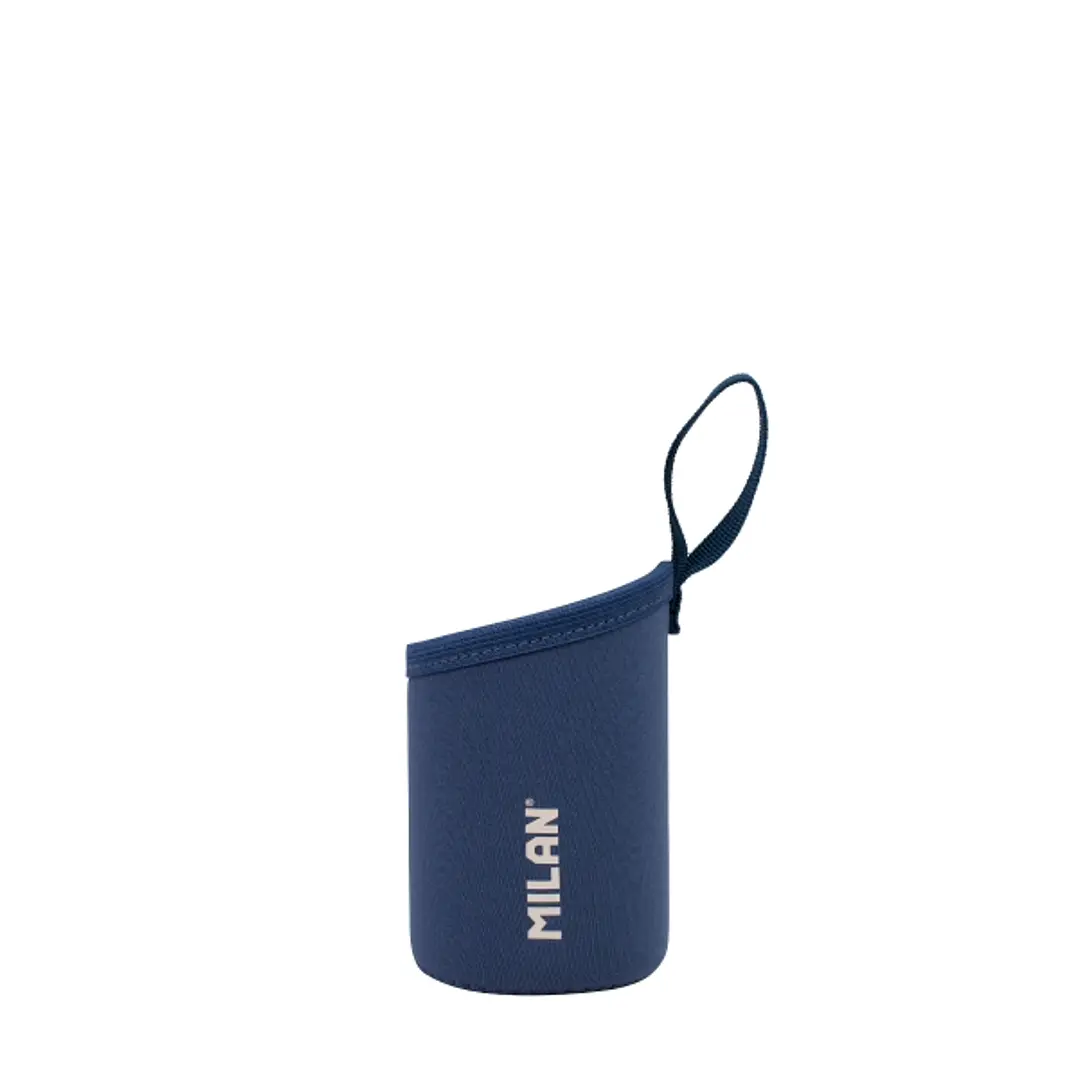 Milan 430 Since 1918 Funda de Neopreno para Botellas Isotermicas de 0.35L - Agarre Antideslizante - Ayuda a Mantener la Temperatura - Protege la Botel 1