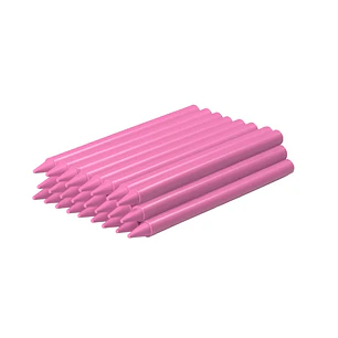 Jovi Plasticolor Estuche de 25 Ceras Plasticas - Resistentes - No Manchan - Agradable de Rayar - Acabado Brillante - Gran Duracion - Color Rosa