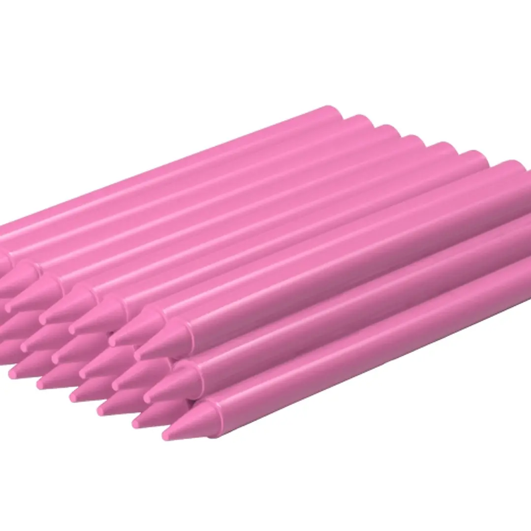 Jovi Plasticolor Estuche de 25 Ceras Plasticas - Resistentes - No Manchan - Agradable de Rayar - Acabado Brillante - Gran Duracion - Color Rosa 1