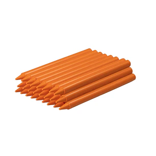 Jovi Plasticolor Estuche de 25 Ceras Plasticas - Resistentes - No Manchan - Agradable de Rayar - Acabado Brillante - Gran Duracion - Color Naranja