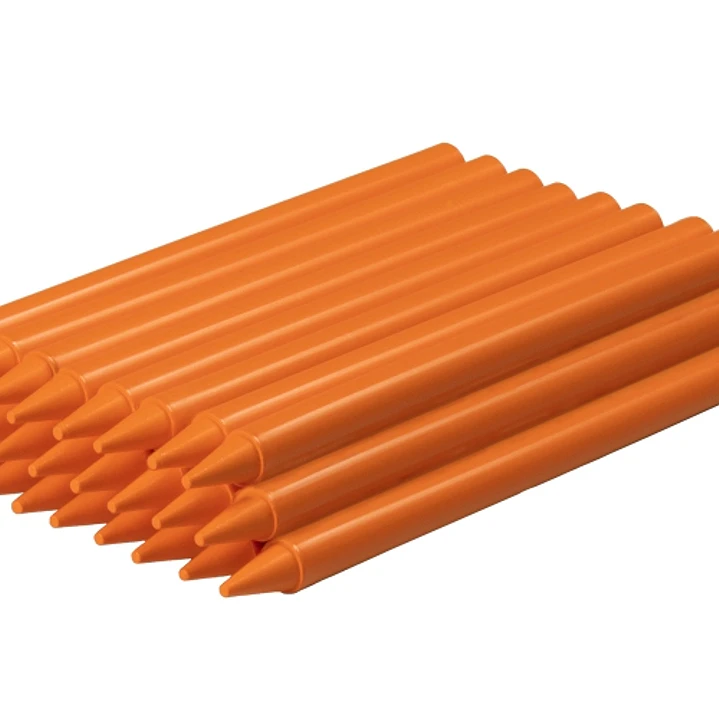 Jovi Plasticolor Estuche de 25 Ceras Plasticas - Resistentes - No Manchan - Agradable de Rayar - Acabado Brillante - Gran Duracion - Color Naranja 1
