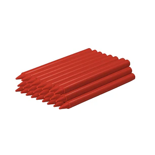 Jovi Plasticolor Estuche de 25 Ceras Plasticas - Resistentes - No Manchan - Agradable de Rayar - Acabado Brillante - Mezclables - Duraderas - Color Ro