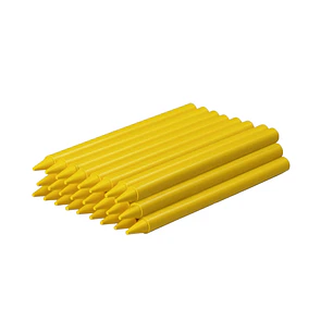 Jovi Plasticolor Estuche de 25 Ceras Plasticas - Resistentes - No Manchan - Agradable de Rayar - Acabado Brillante - Gran Duracion - Color Amarillo