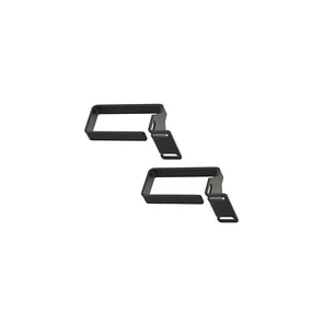 WP Pack de 2 Anillos 1U para Cableado - Metalico - 490x15x55mm - Color Negro