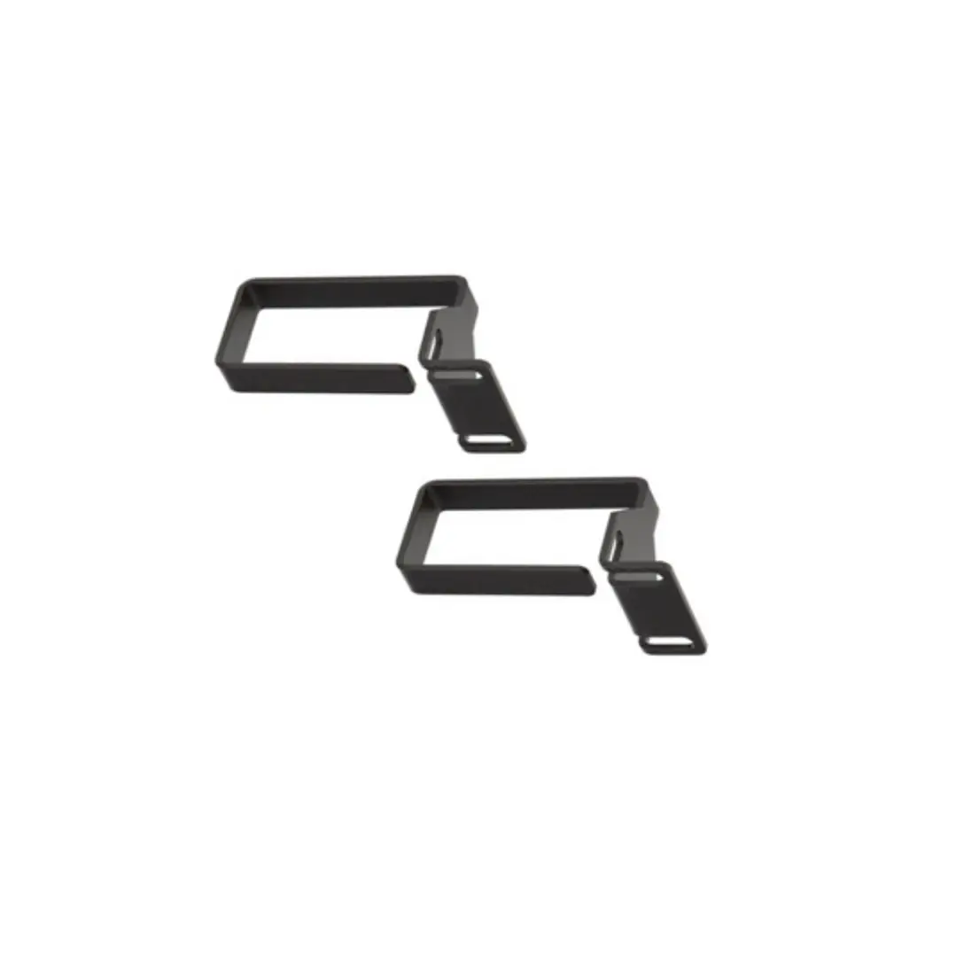 WP Pack de 2 Anillos 1U para Cableado - Metalico - 490x15x55mm - Color Negro 1