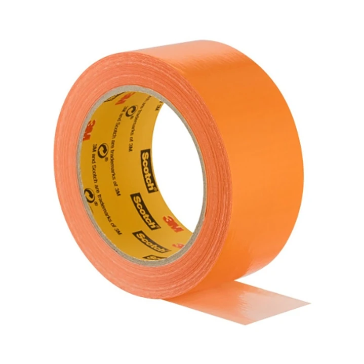Scotch Cinta Adhesiva para Moqueta - Extrafuerte - Color Naranja 1