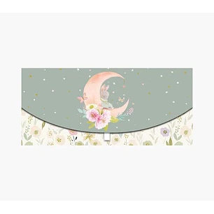 Pictura Tarjeta Money Cards - Formato Horizontal - Tematica Luna - 21.3x9.6cm - Embolsada Individualmente - Incluido Sobre Blanco - Papel con Certific