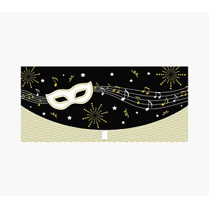 Pictura Tarjeta Money Cards - Tarjeta de Regalo Tipo Sobre Horizontal - Ideal para Regalar Cheques, Entradas o Dinero - Tematica Fiesta - 21.3x9.6cm -