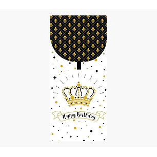 Pictura Tarjeta Money Cards - 9.6x21.3cm - Diseño Elegante con Tematica de Corona - Incluye Sobre Blanco - Certificacion FSC - Ideal para Regalar Dine