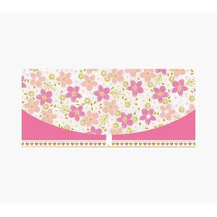 Pictura Tarjeta Money Cards - Tarjeta de Regalo Tipo Sobre - 21.3x9.6cm - Tematica de Flores - Embolsada Individualmente en Celofan - Incluido Sobre B