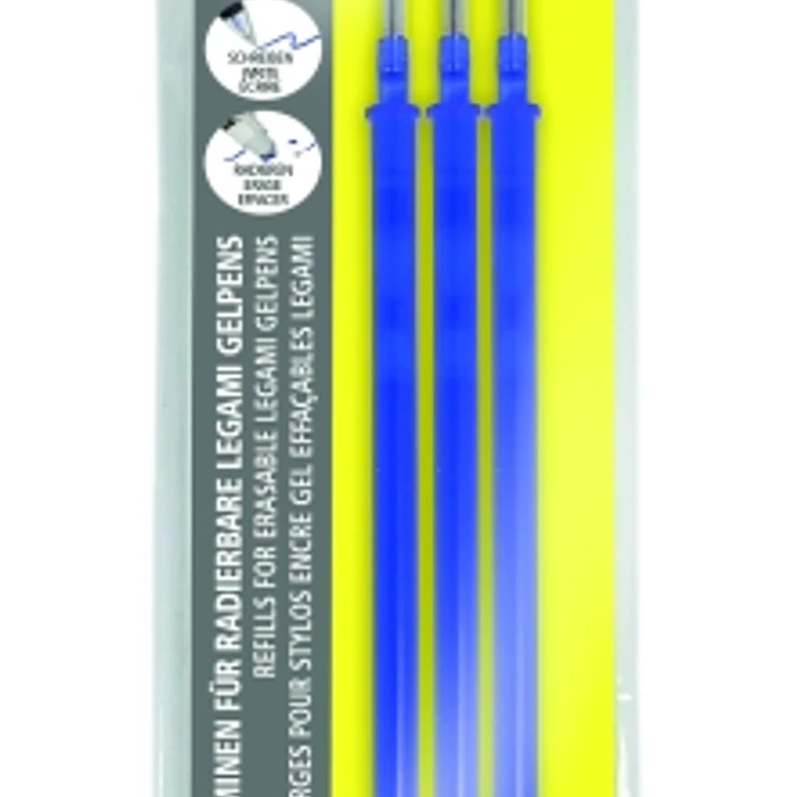 Online MagiXX L Pack de 3 Recambios de Tinta Gel Borrable - Trazo de 0.7mm - Color Azul 1