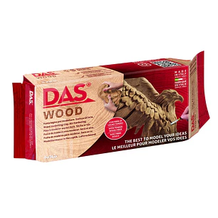 Das Wood Pasta de Madera para Modelar Que Endurece al Aire - 700g - Color Marron