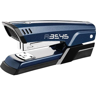 Maped Half Strip A-3545 Grapadora Metalica de Sobremesa - Hasta 25 Hojas a la Vez - Admite Grapas 24/6 y 26/6 - Grapado Abierto y Cerrado - Color Azul