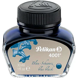 Pelikan Tinta 4001 No.78 - Frasco 30ml - Asegura el Perfecto Funcionamiento de la Estilografica - Color Azul/Negro