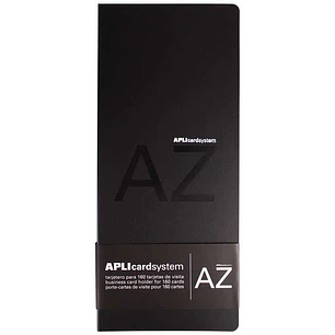 Apli Tarjetero de Polipropileno Negro 160 Tarjetas