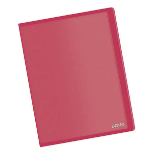 Dohe Carpetas con Fundas Din A4 - Tapa Flexible de Polipropileno - Fundas Transparentes Soldadas - Organiza Tus Documentos con Estilo
