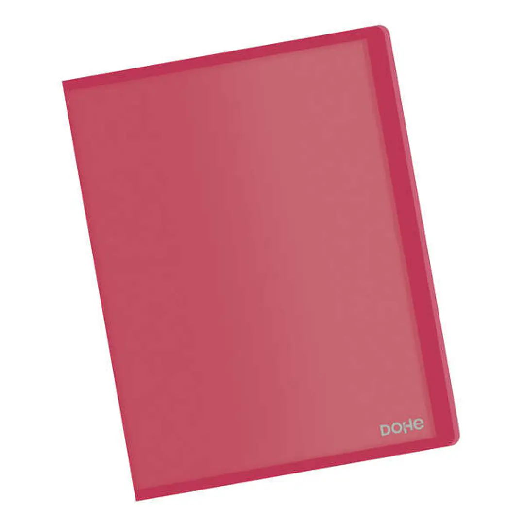 Dohe Carpetas con Fundas Din A4 - Tapa Flexible de Polipropileno - Fundas Transparentes Soldadas - Organiza Tus Documentos con Estilo 1