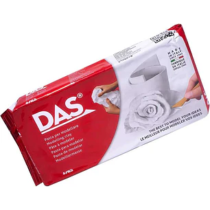 Das Pasta para Modelar - 1kg - Facil de Trabajar - Seca al Aire - Color Blanco