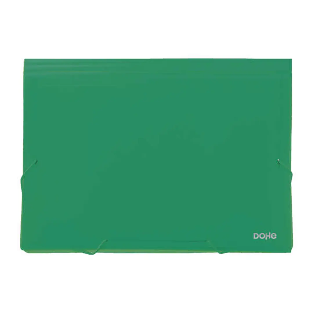 Dohe Clasificadores Acordeon de 13 Departamentos - Tamaño Din A4 - Fabricados en Polipropileno Opaco de 700 Micras - con Cierre de Gomas 1