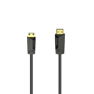 Hama Essential Cable HDMI 4K Macho - Longitud 1.5m - Soporta 3D - Terminales Chapados en Oro - Ethernet - Velocidad hasta 18Gbps - Blindaje Completo -