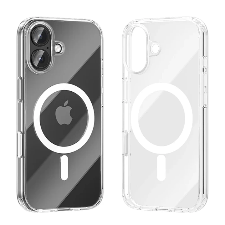Vention Concise Impact Funda Rigida para Iphone 17 - Anillo Magnetico MagSafe - Compatible con Carga Inalambrica - Resistente al Amarilleo - Color Tra 1