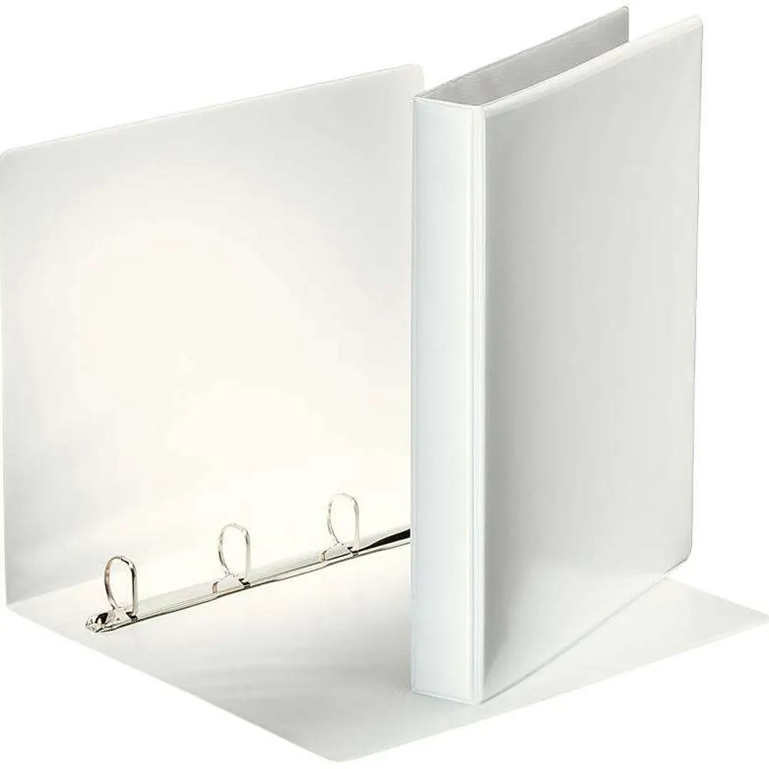 Esselte Carpeta Canguro Gama Basica A4 4 Anillas 4D 25mm - Color Blanco 1