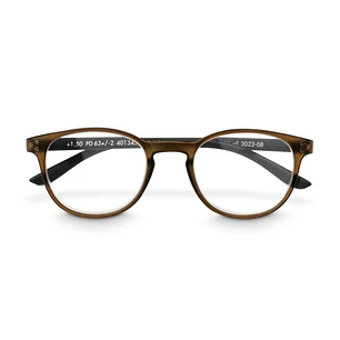 Hama Gafas de Lectura de +2.5 Dioptrias - Montura de Plastico Reciclado - Unisex - Color Marron