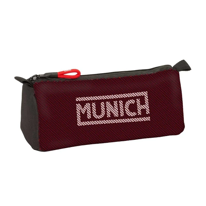 Safta Munich Vulcan Portatodo - Cremallera - 1.2L - 210x70x80mm - Color Negro y Rojo 1