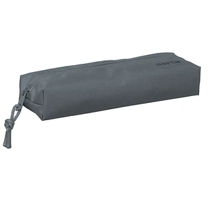 Safta Portatodo - 0.53L - Rectangular - Cremallera - Goma Elastica - 220x70x40mm - Color Gris