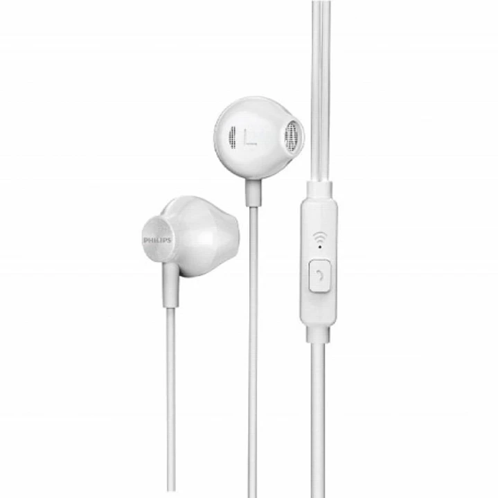 Philips TAUE101 Auriculares In?Ear con Microfono - Sonido de Graves Bass Sound - Controladores 14.2mm con Iman Neodimio - Sensibilidad 106dB - Cable 1 1
