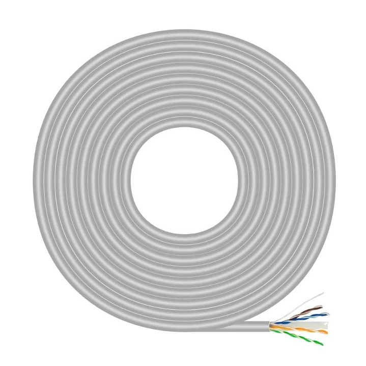 Aisens Cable RJ45 CAT.6 UTP AWG23 CCA gris 100m 1