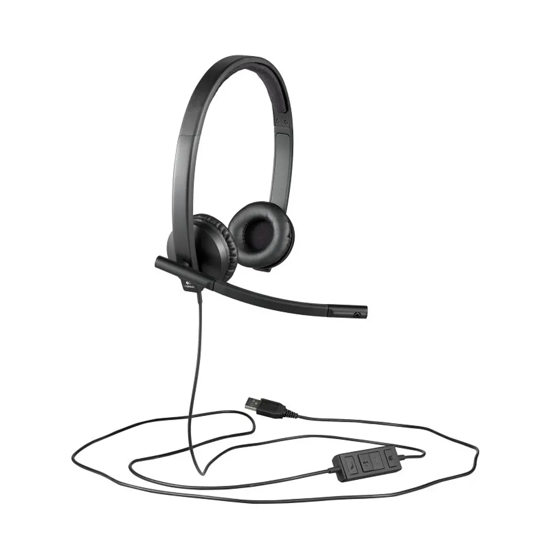 Logitech Auricular STEREO H570e USB 3
