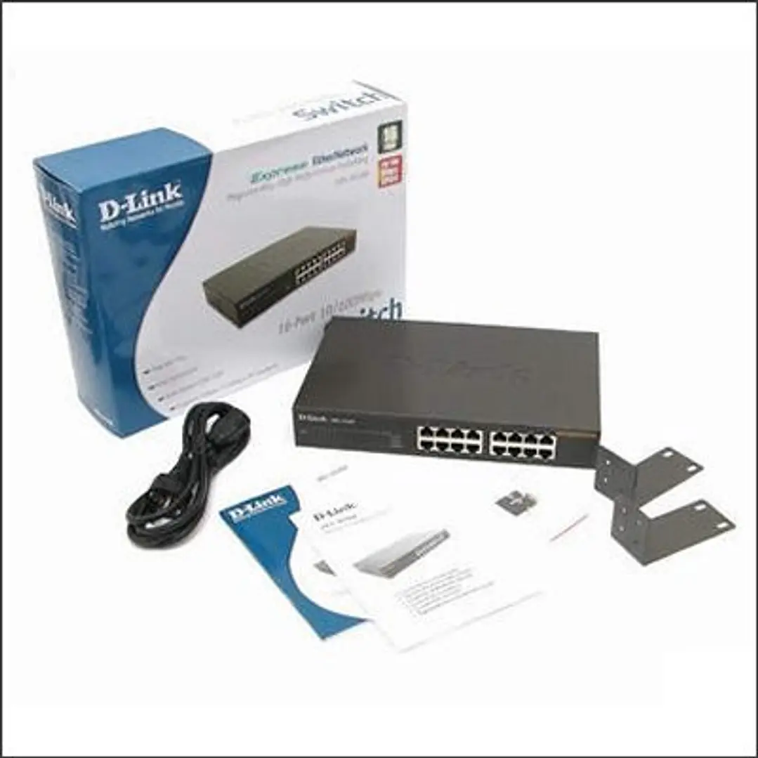 D-Link DES-1016D Switch 16x10/100Mbps 2
