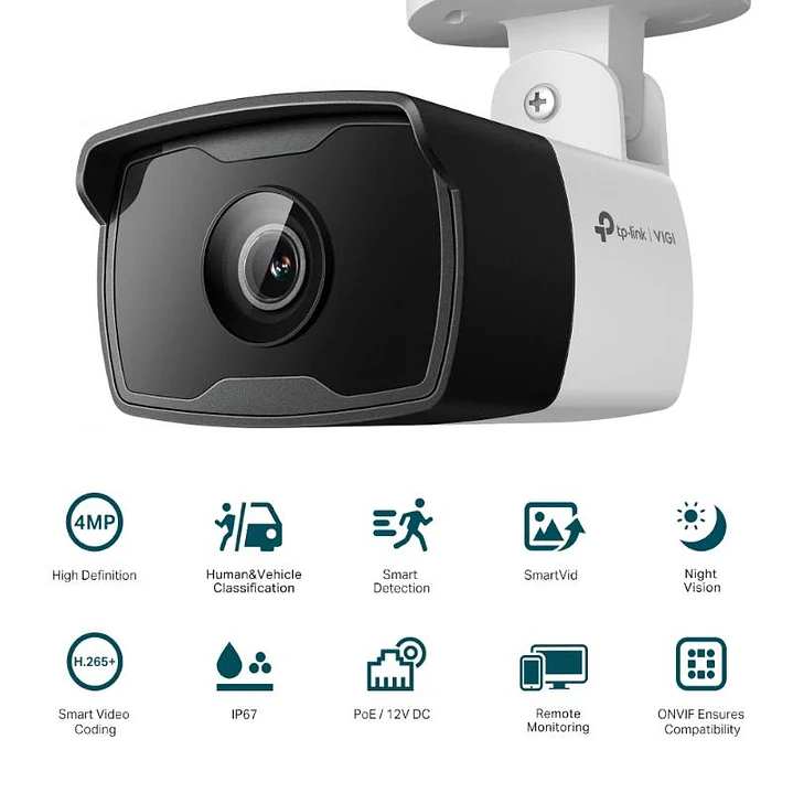 VIGI Cámara IP Bullet C340I 4MP Plástico IR 4mm 2
