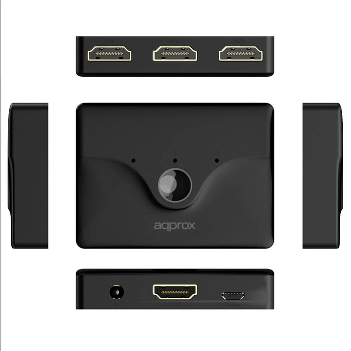 Approx Switch Hdmi 4K/30HZ 3P 4K 2