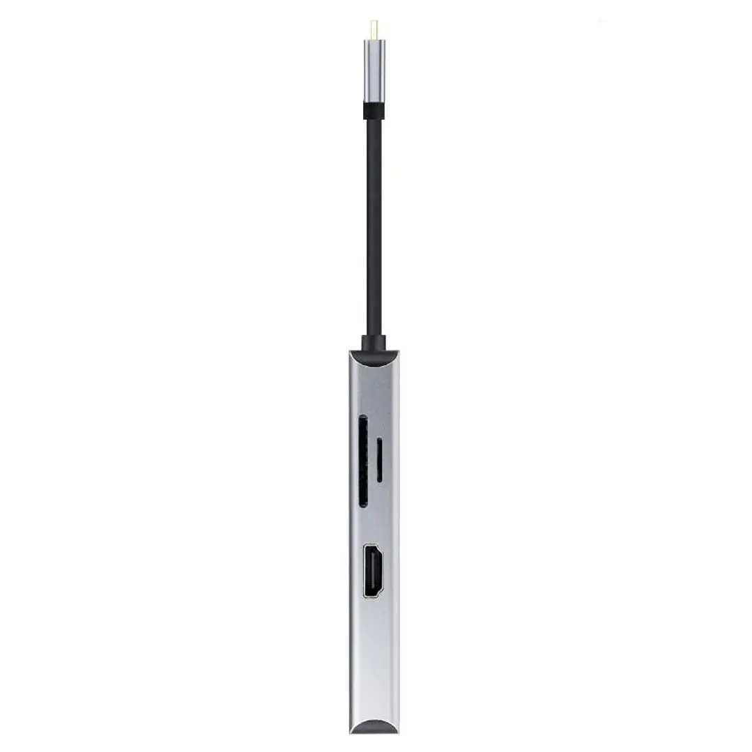 Nanocable Hub USB-C 3xUSB-A+2xHDMI+RJ45+TF+SD+PD 2