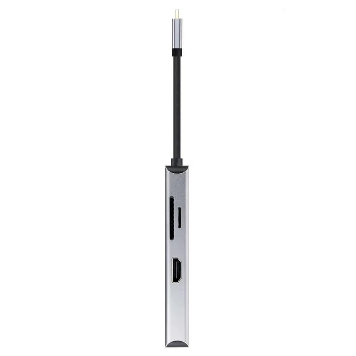 Nanocable Hub USB-C 3xUSB-A+2xHDMI+RJ45+TF+SD+PD 2