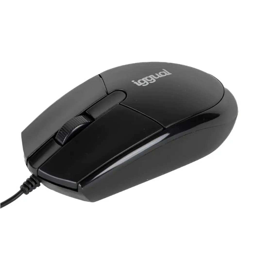 iggual Ratón óptico COM-BASIC3-800DPI negro 2