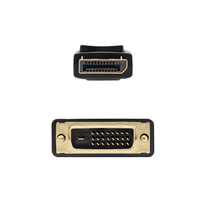 Nanocable Cable Conversor DP a DVI 1 M Negro 3
