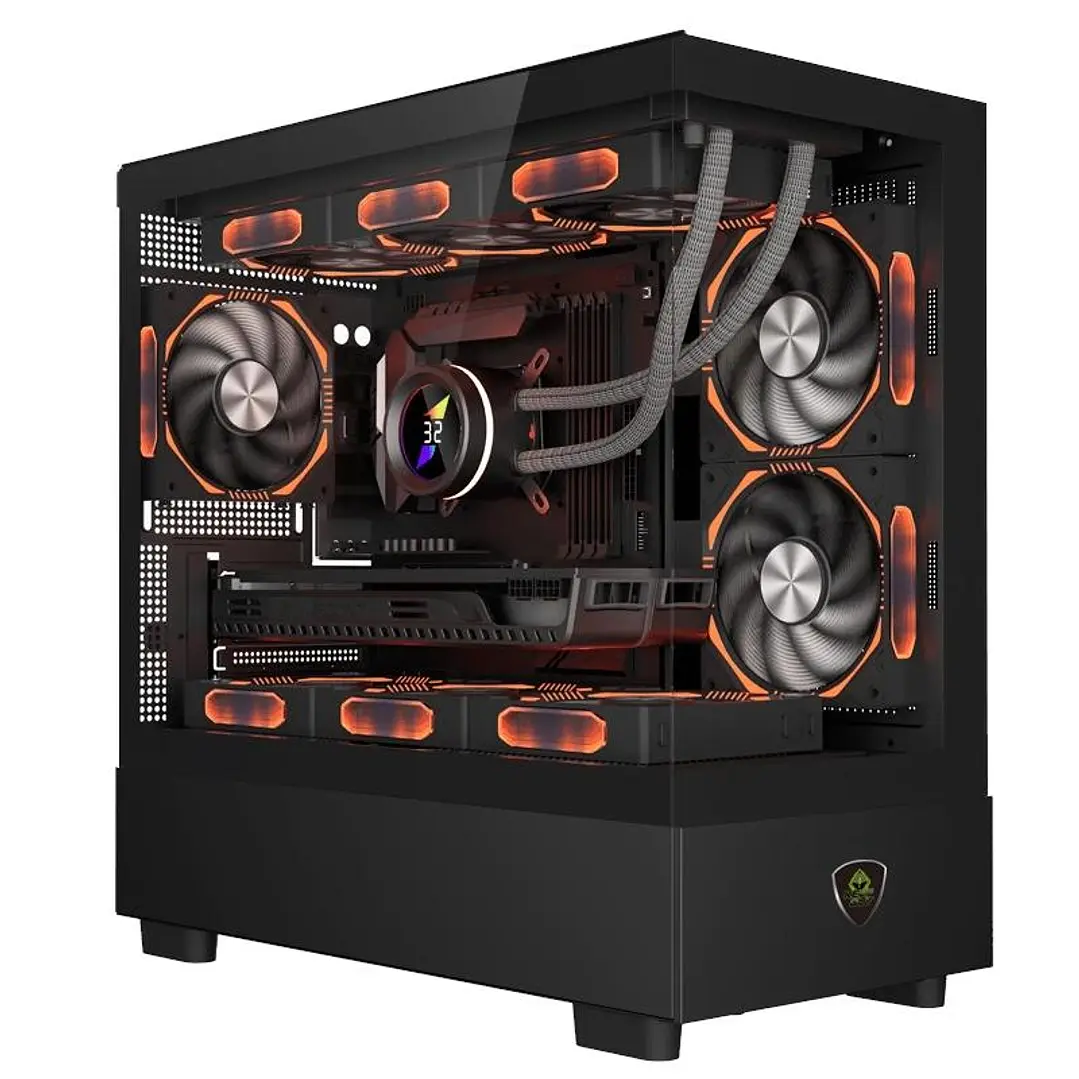 Keep Out Caja M-atx XC-301 3FANS Usb3.0 Glass 1