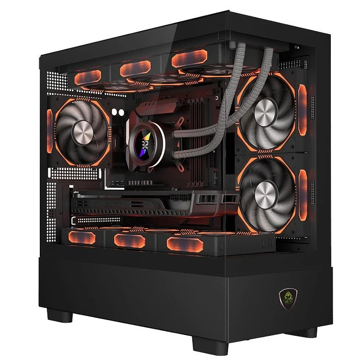 Keep Out Caja M-atx XC-301 3FANS Usb3.0 Glass 1