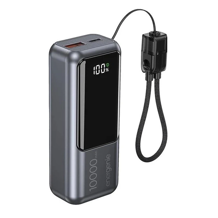 Gembird  Powerbank con LCD 10000 mAh Gris 1