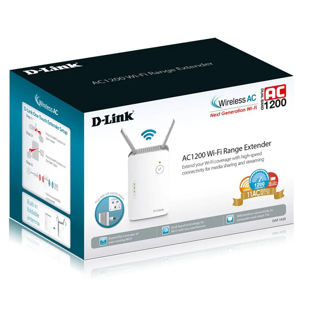 D-Link DAP-1620 Punto Acceso Repetidor AC1300 2