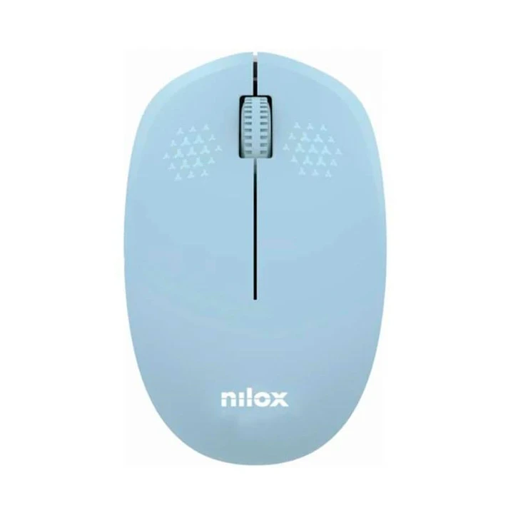 Nilox Ratón Wireless, 1000 DPI, 3 botones, Azul 1